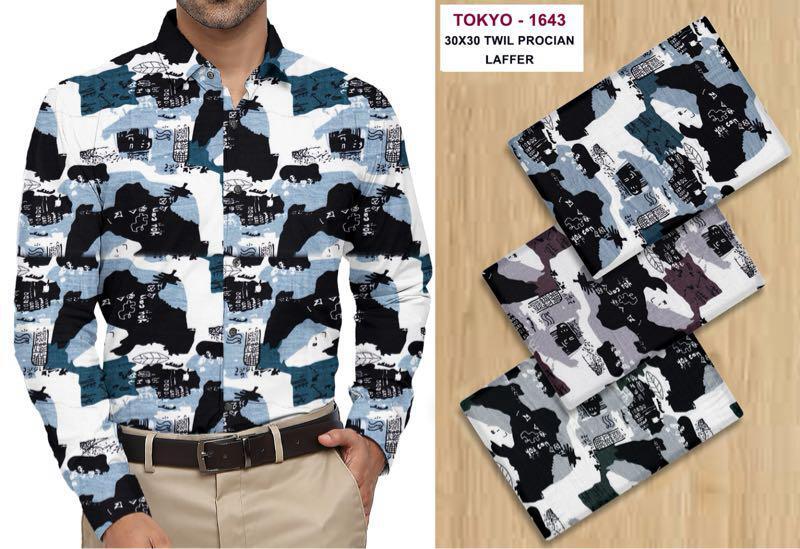 1643 Twill Procian Laffer Fabric - Attributes: Washable
