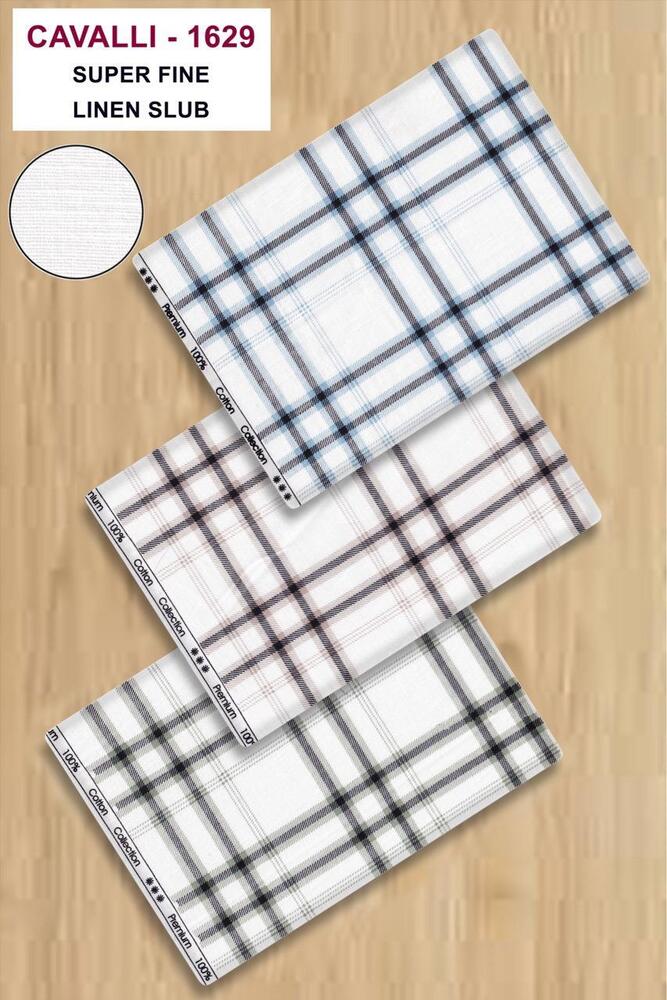 1629 Cavalli Superfine Linen Slub Fabric - Attributes: Washable