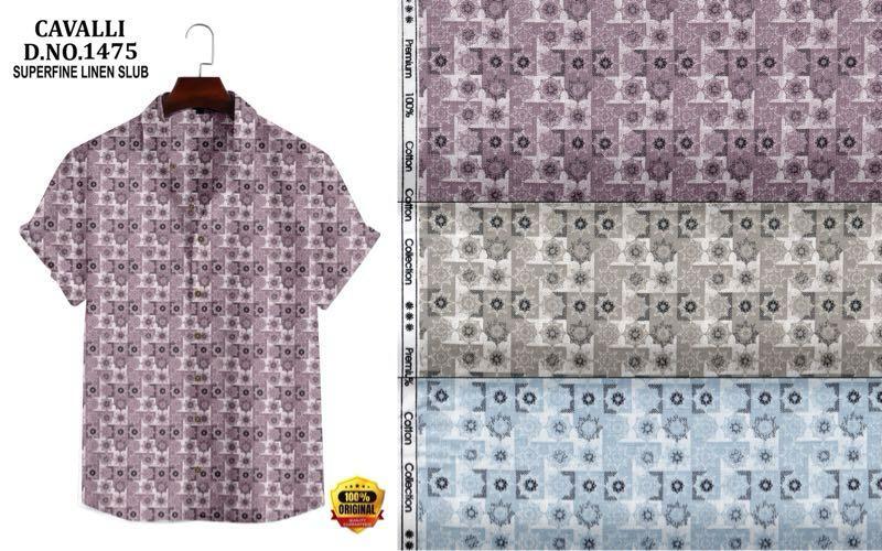 1475 Cavalli Superfine Linen Slub Fabric - Color: Various Available