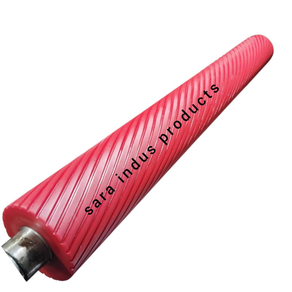 Coil Car Polyurethane Roller - Color: Red