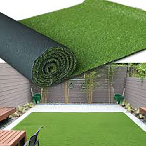 Artificial Grass - Polyethylene, 20mm Pile Height, 5/8" Gauge, Latex Backing | Anti-Aging, Antibacterial, Easy to Install, Waterproof, Fireproof