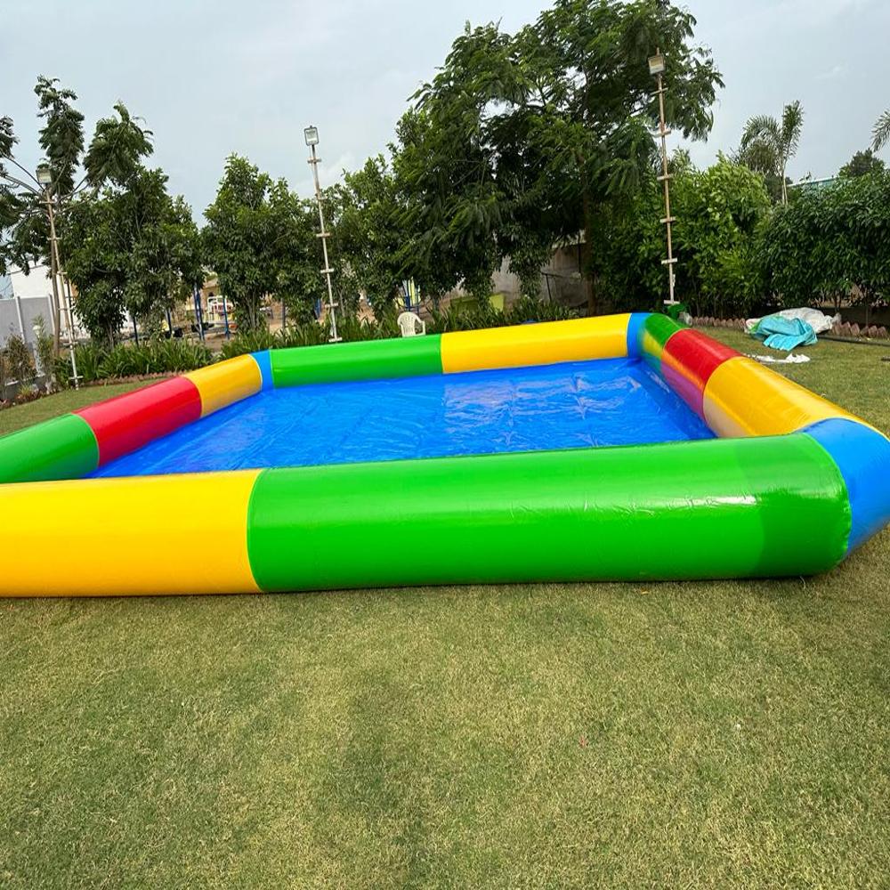 Inflatable Water Pool  30x30 Ft - Color: Multicoloured