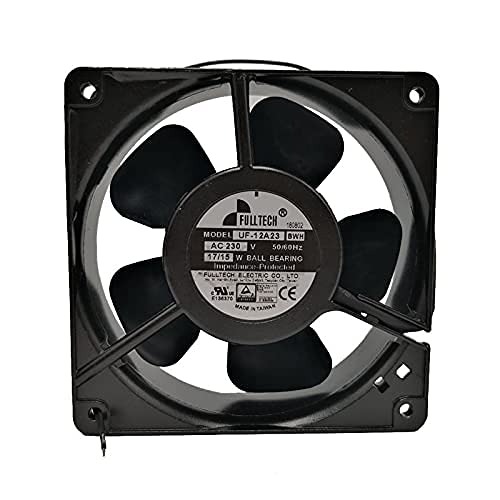 FULLTECH UF-12A23 BWH 230V 120mm - 12038 17/15W 2-Wire Cooling Fan