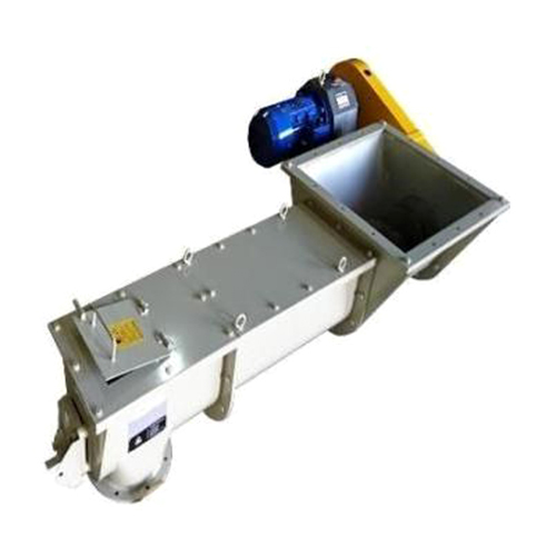 Stainless Steel Screw Conveyor - Color: Silver