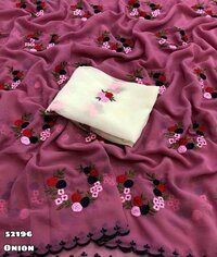 super georgette saree