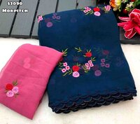 super georgette saree