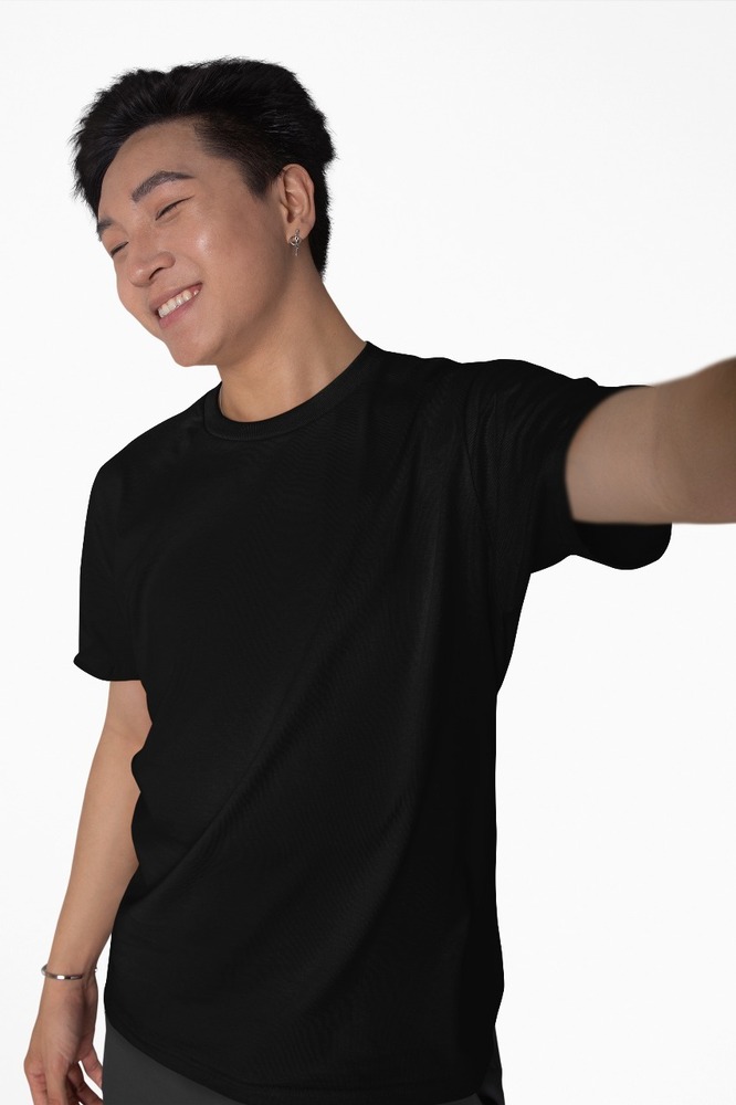 Men Black T Shirts - Color: Different Available