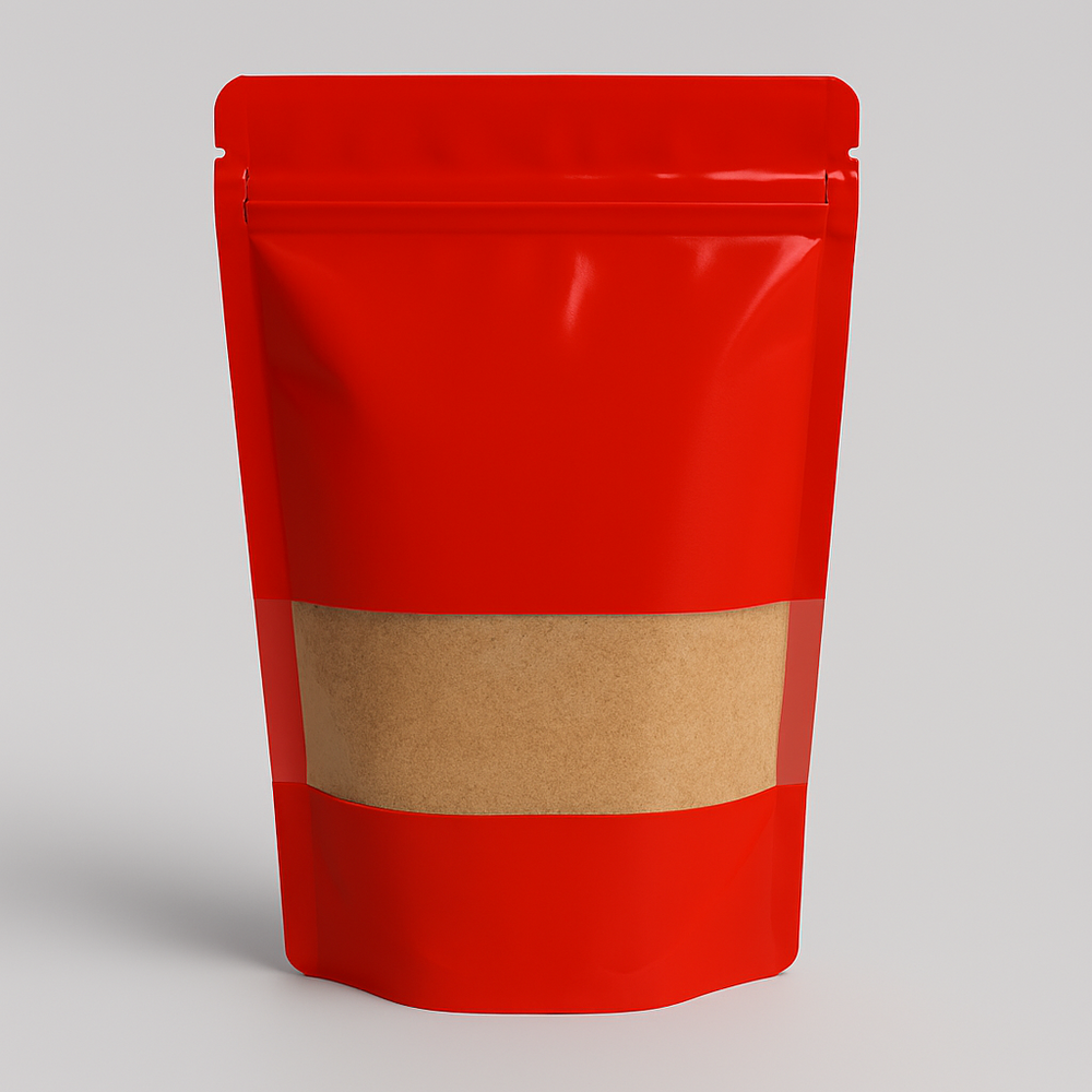 Ziplock Standup Window Zipper Pouch