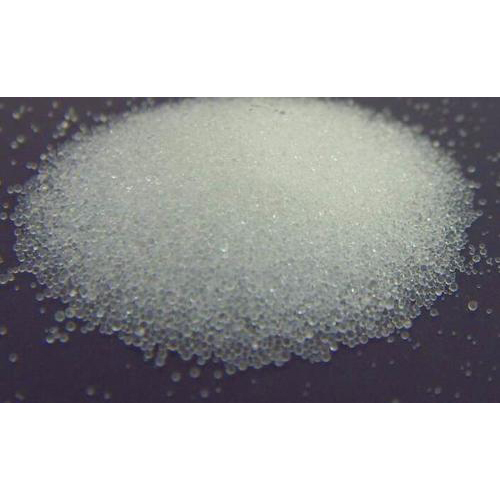 Sand Blasting Glass Bead - Color: White