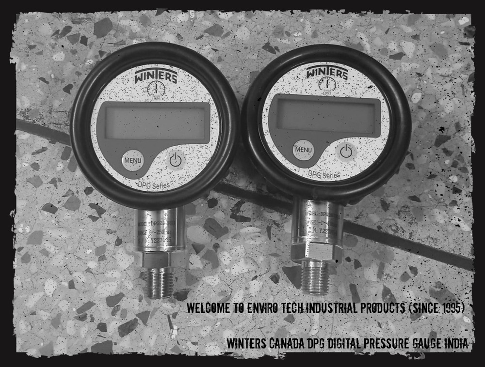 Digital Pressure Gauge Winters Instruments Canada MODEL DPG209R11 RANGE -1 To 25 bar
