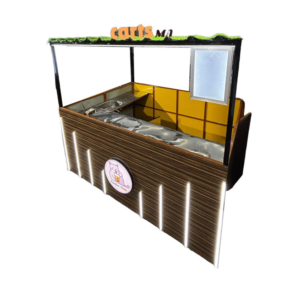 Kiosk Food Cart - Color: As Per Requirement