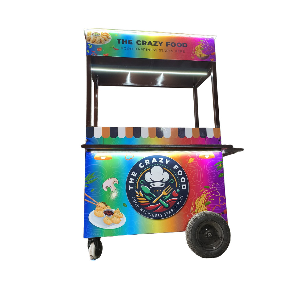 Full Ms Food Cart - Color: As Per Requirement