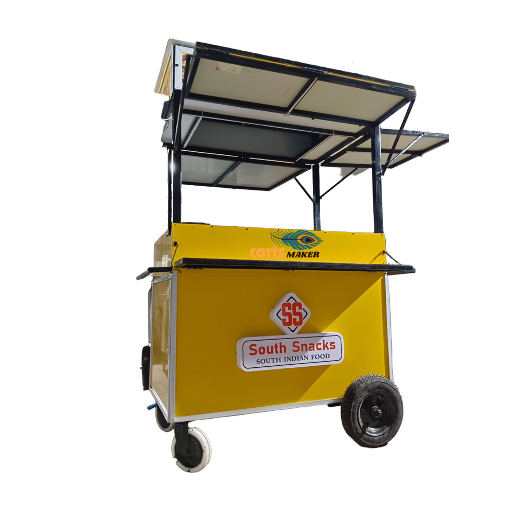 Yellow Dosa Food Cart - Color: As Per Requirement