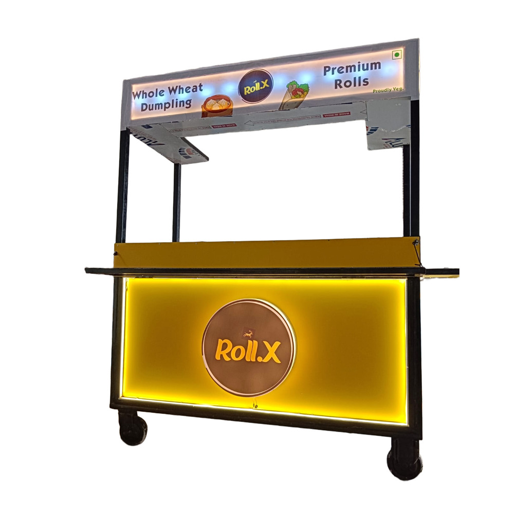 Roll Food Cart - Color: As Per Requirement
