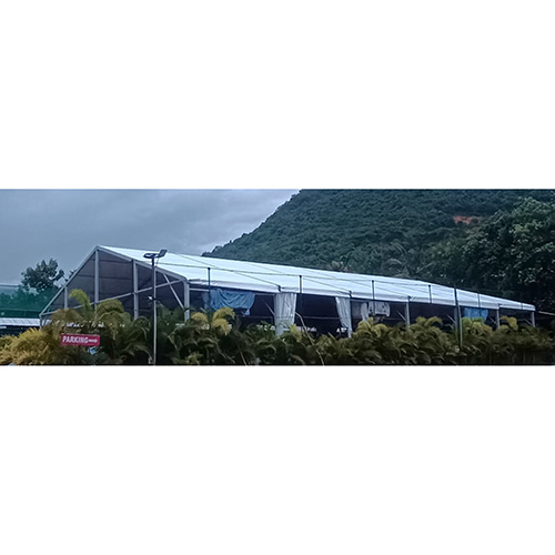 20M Aluminium German Hanger Tents - Color: White