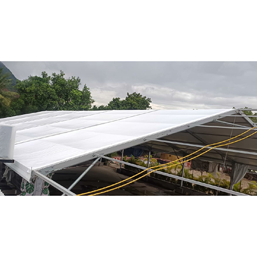 20m Aluminium German Hanger Tents - Color: White