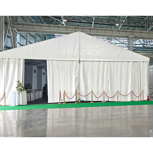 10M Aluminium German Hanger Tents - Color: White
