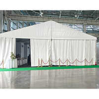 10m Aluminium German Hanger Tents - Color: White