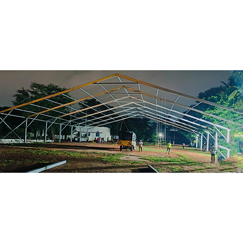 30m Aluminium German Hanger Tents - Tent Style: Plain