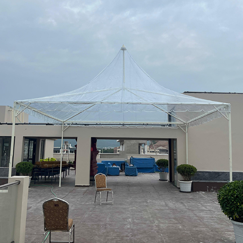 Pagoda Tents With Transparent Fabrics For Outdoor Events - Frame Material: Aluminium Alloy