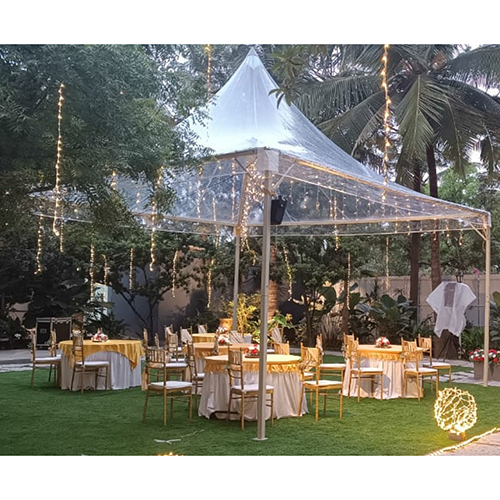 Pagoda Tents With Transparent Fabrics For Outdoor Events