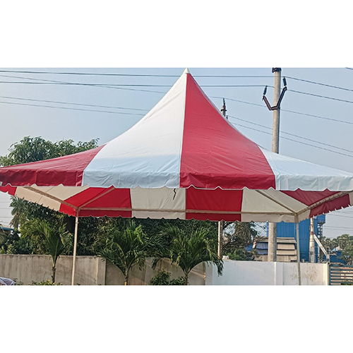 Pagoda Tents With Colour Fabrics For Outdoor Events - Color: Red & White