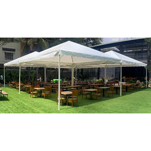 20X20 Feet Pyramid Tents For Outdoor Events - Color: White