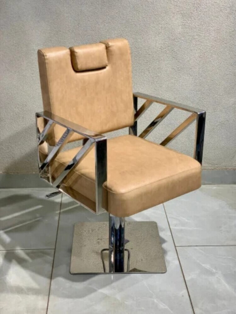 Salon Chair With Ss Arm Frame - Application: Rexine