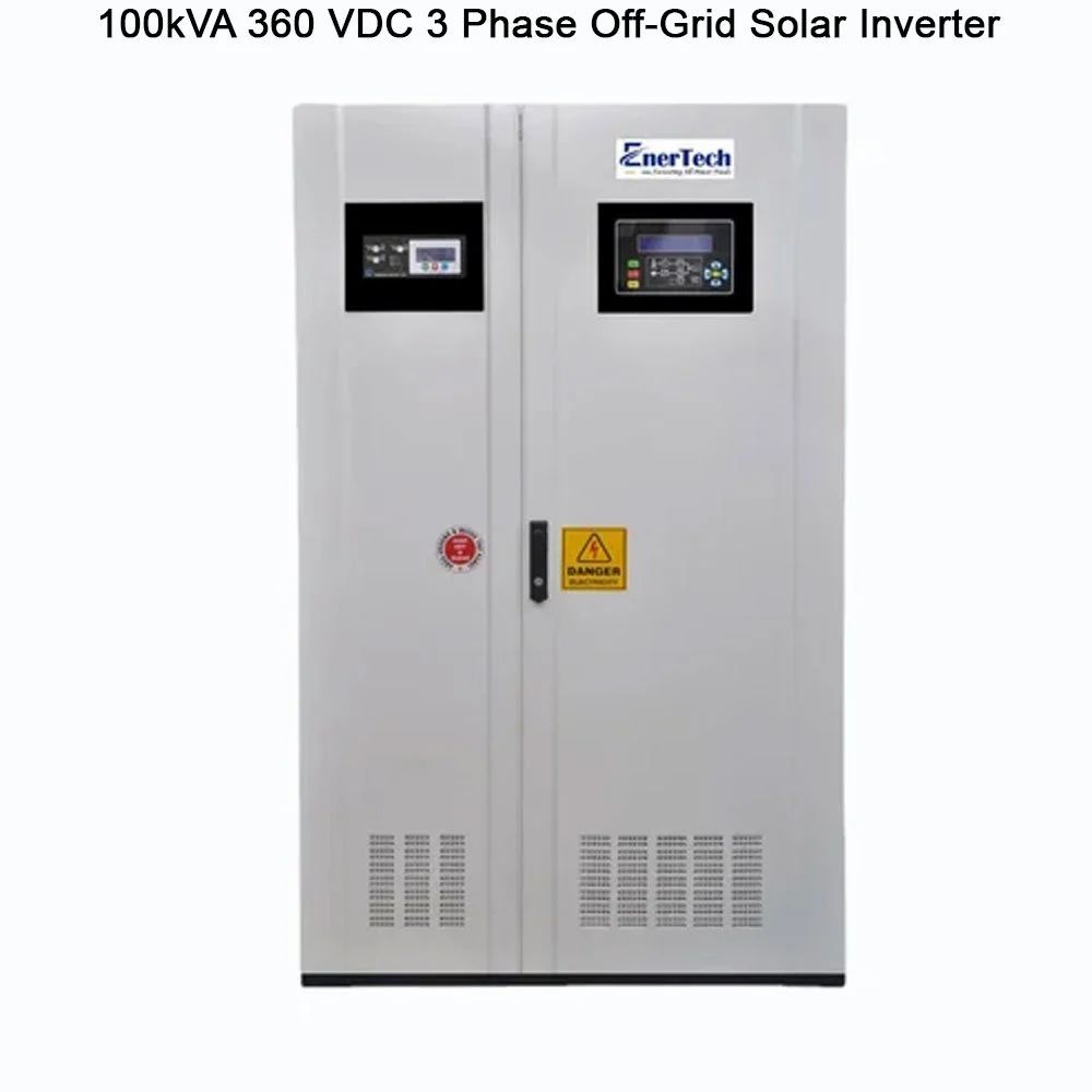 Enertech 100kVA 360 VDC 3 Phase Off-Grid Solar Inverter