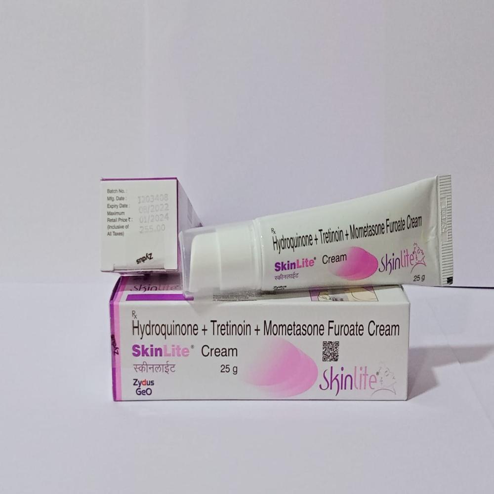 Skinlite Cream 25g - Hydroquinone + Tretinoin + Momentasone Furoate Cream