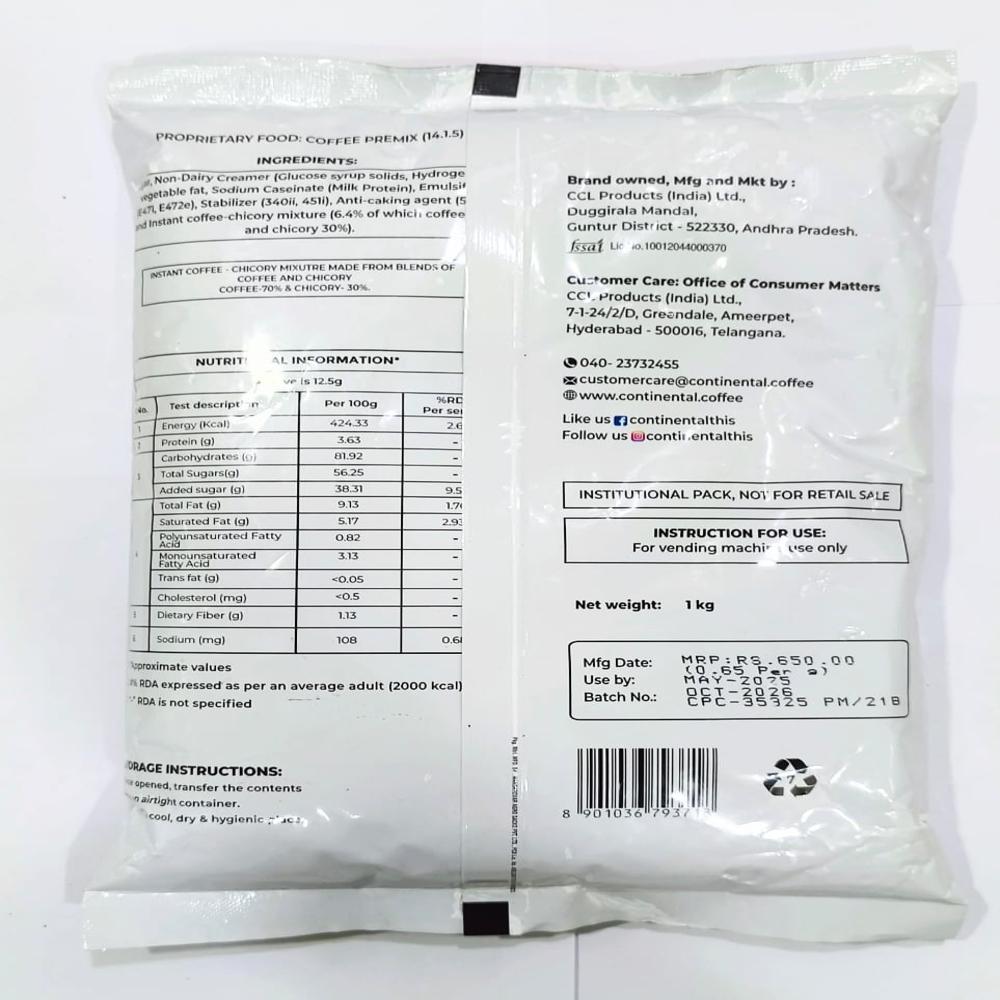 Continental Regular 2 in 1 Coffee Premix