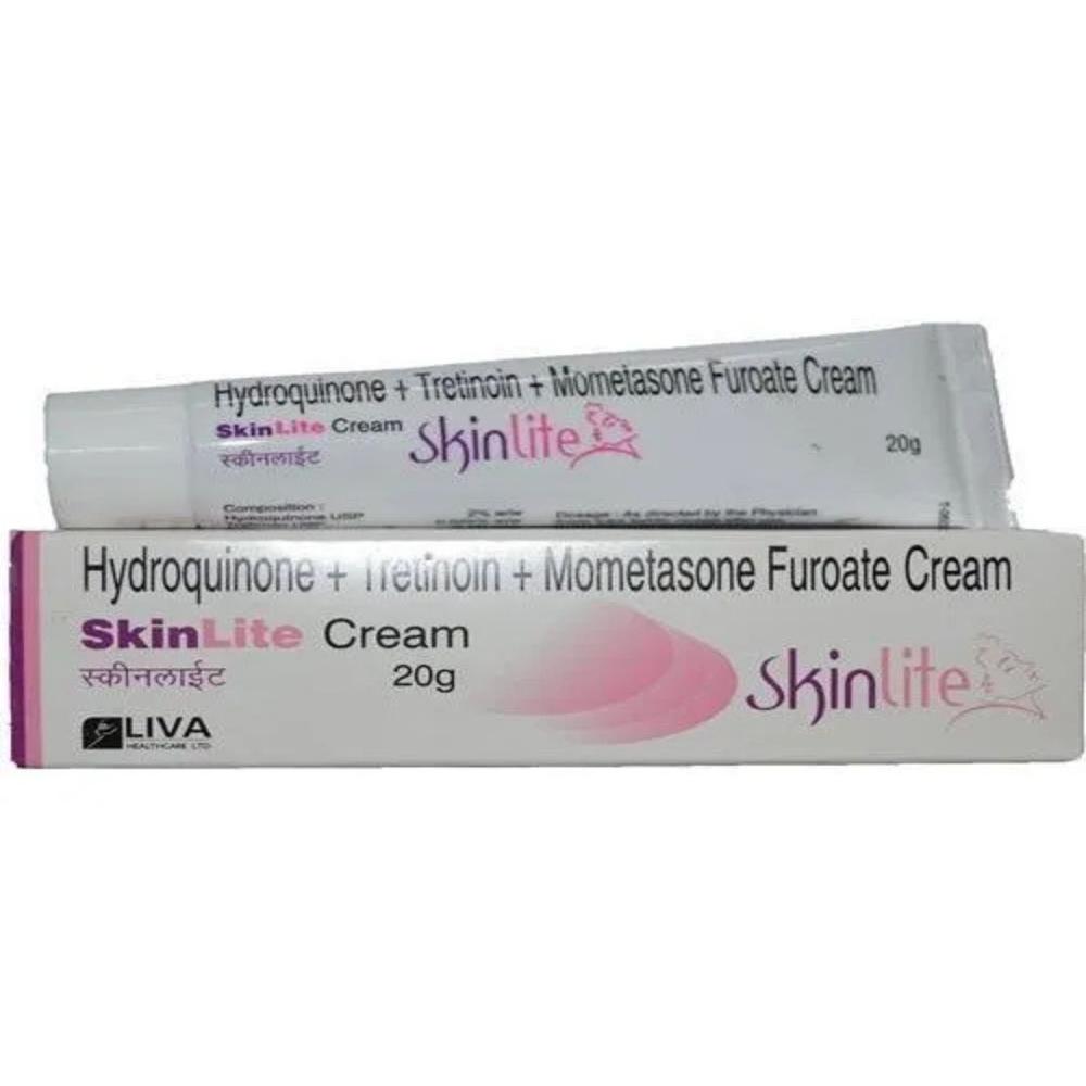 Skinlite Cream 20gm Hydroquinoine+tretionin+mometasone Furoate - Drug Type: General Medicines