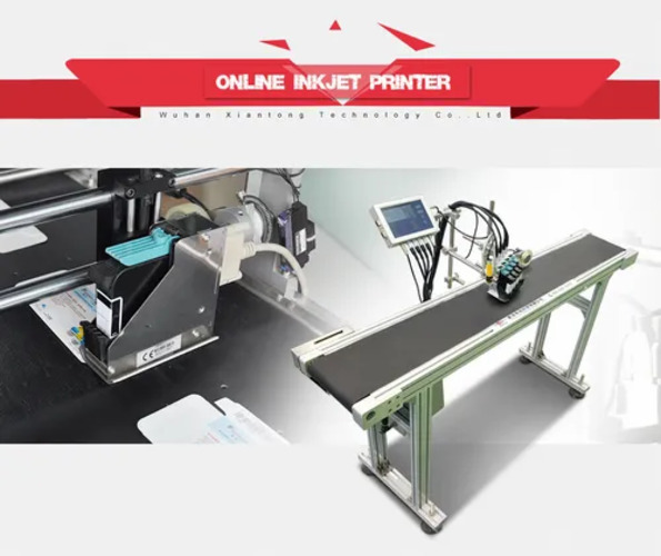 Online Automatic Batch Coding Machine With Conveyor