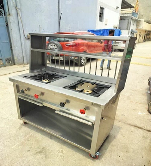 Steel Service Counter - Color: Silver