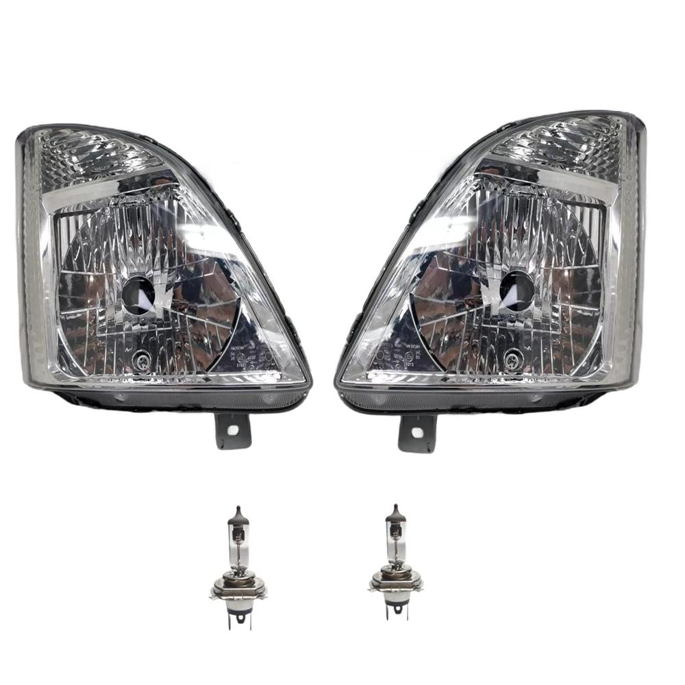 K D Headlight assembly For Tata SUPER ACE 2009-NOW/VENTURE 2011-2017 PAIR ( WITHOUT ADJUSTABLE MOTOR)