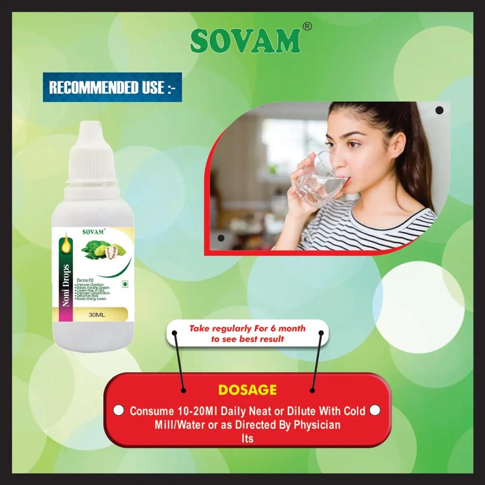 Sovam Noni Drop 30 Ml - Age Group: Suitable For All Ages