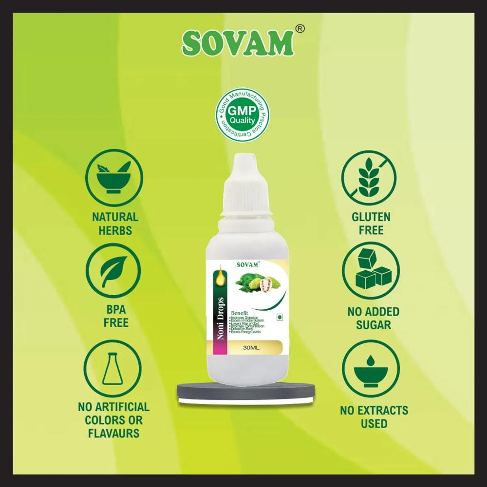 Sovam Noni Drop 30 Ml - Age Group: Suitable For All Ages