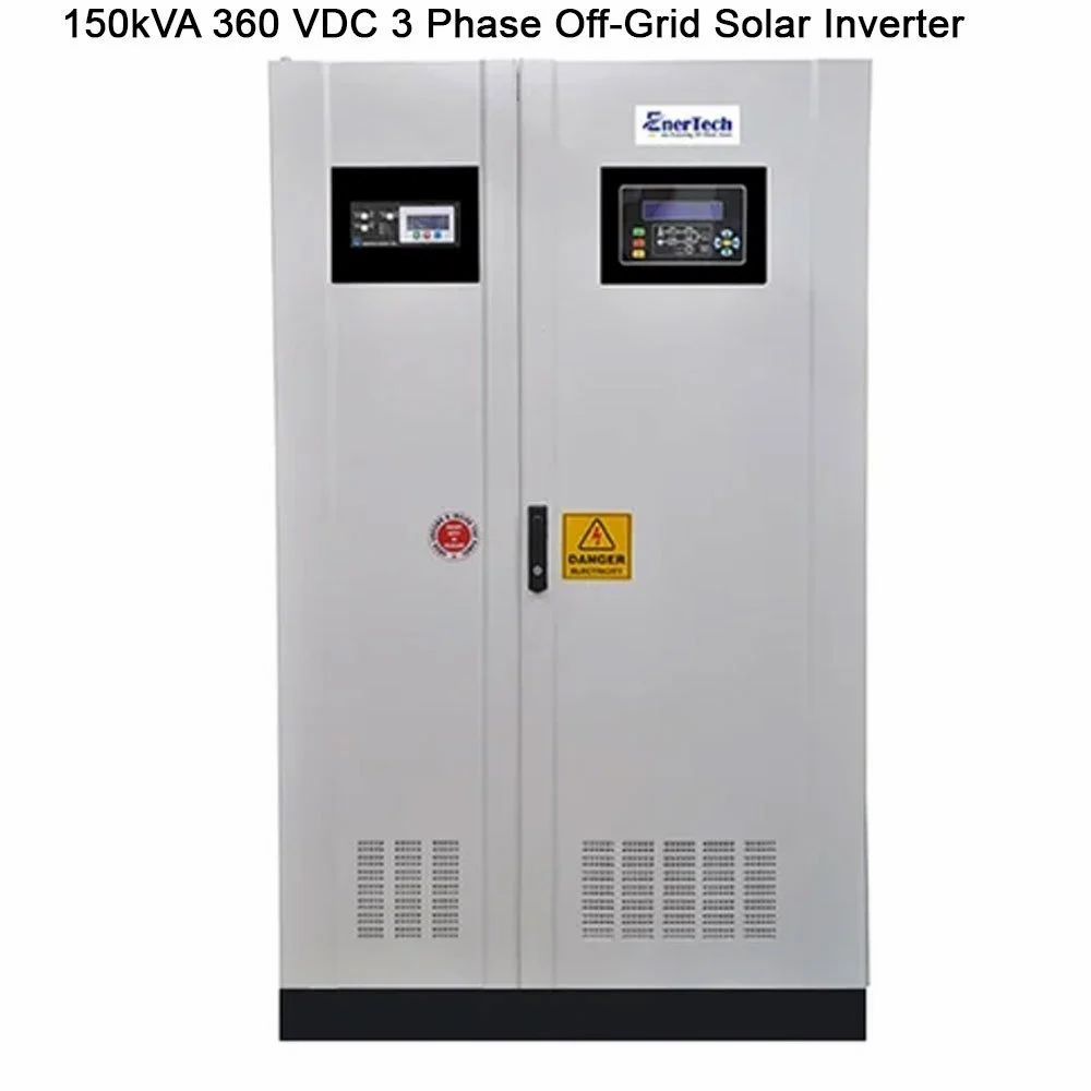 Enertech 150kva 360 Vdc 3 Phase Off-grid Solar Inverter - Application: Commercial