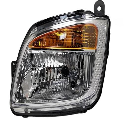 K D Headlight for Tata Ace Mega With Bulb 2013-Now PAIR ( WITHOUT ADJUSTABLE MOTOR)