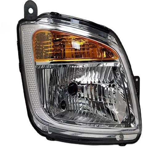 K D Headlight for Tata Ace Mega With Bulb 2013-Now PAIR ( WITHOUT ADJUSTABLE MOTOR)
