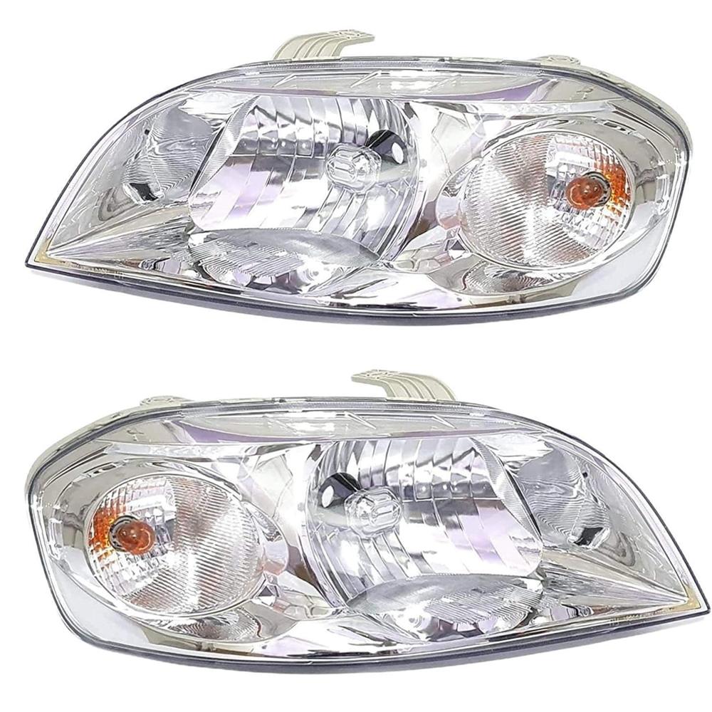 K D Headlight For Chvrlt Aveo (Left & Right Side) Pair 2009-2012 ( Without Adjustable Motor) - Features: Waterproof