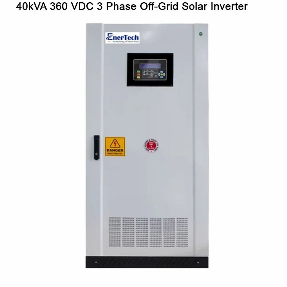 Enertech 40kVA 360 VDC 3 Phase Off-Grid Solar Inverter