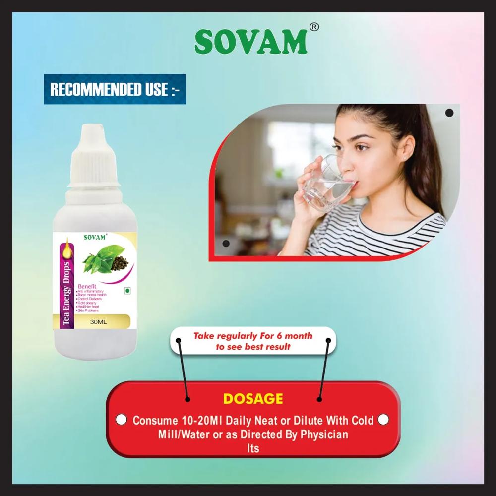 Sovam Tea Energy Liquid Drop 30 ml