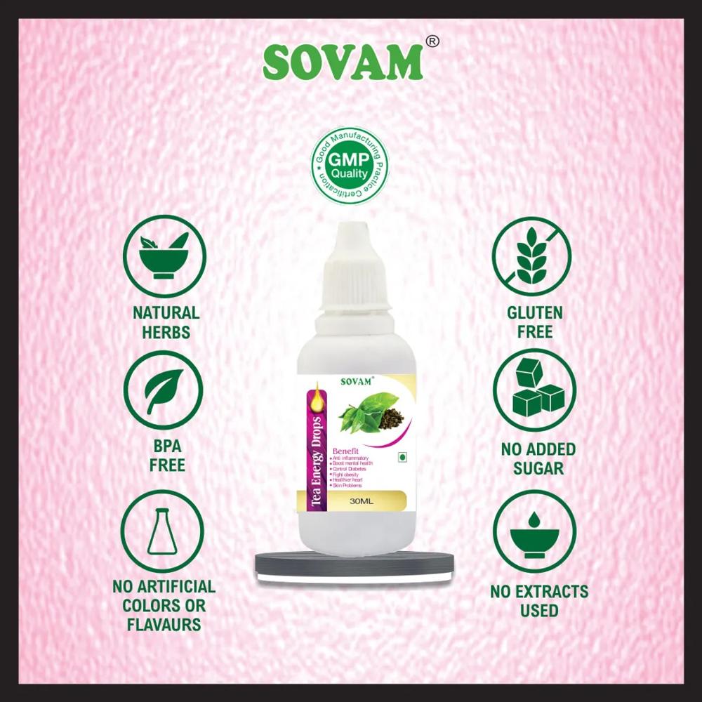 Sovam Tea Energy Liquid Drop 30 ml