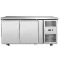 2 Door Under Counter Chiller - Color: Silver