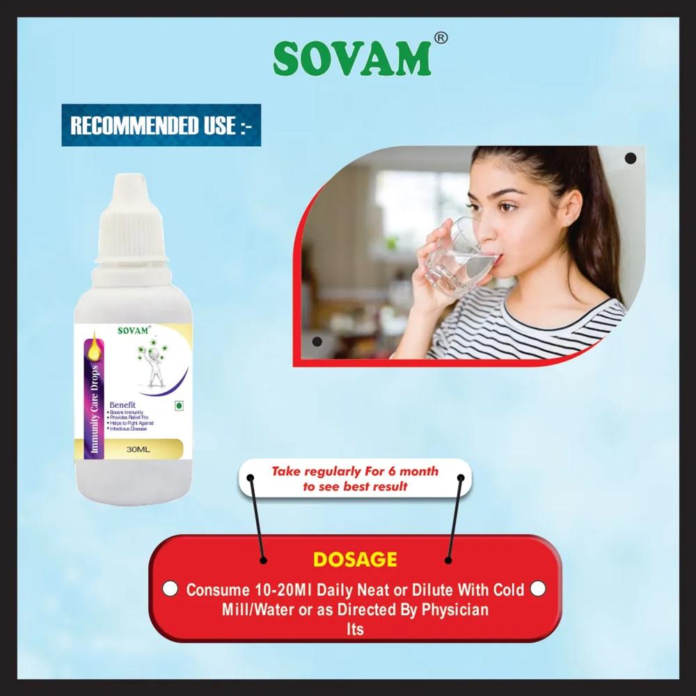 Sovam Immunity Care Drop 30 Ml - Age Group: Suitable For All Ages