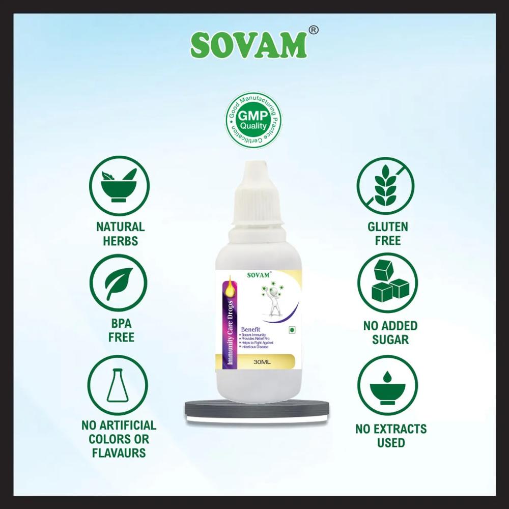 Sovam Immunity Care Drop 30 Ml - Age Group: Suitable For All Ages