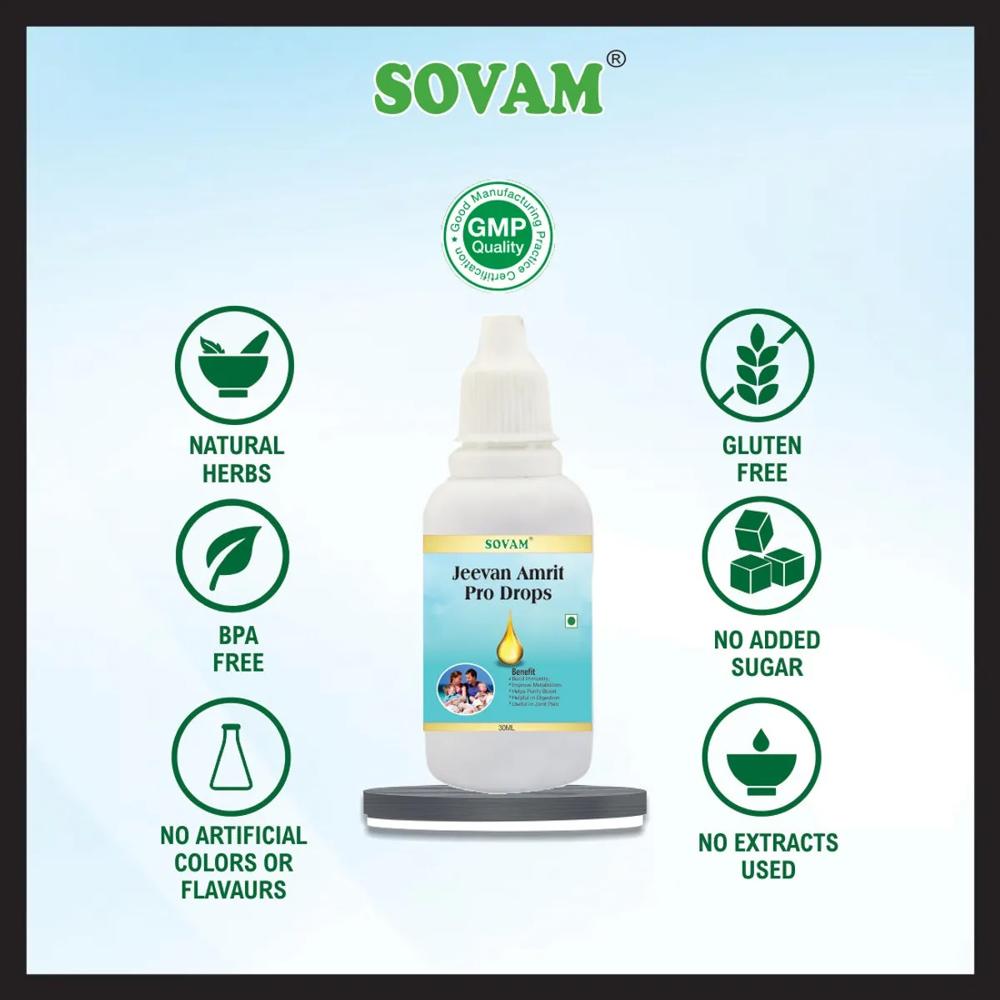 Sovam Jeevan Amrit Drop 30 Ml - Age Group: Suitable For All Ages