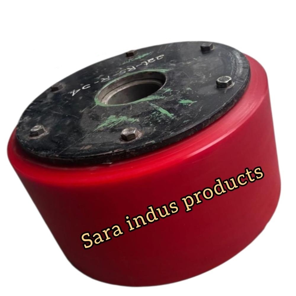 Reach Truck Polyurethane Wheel - Color: Red & Black