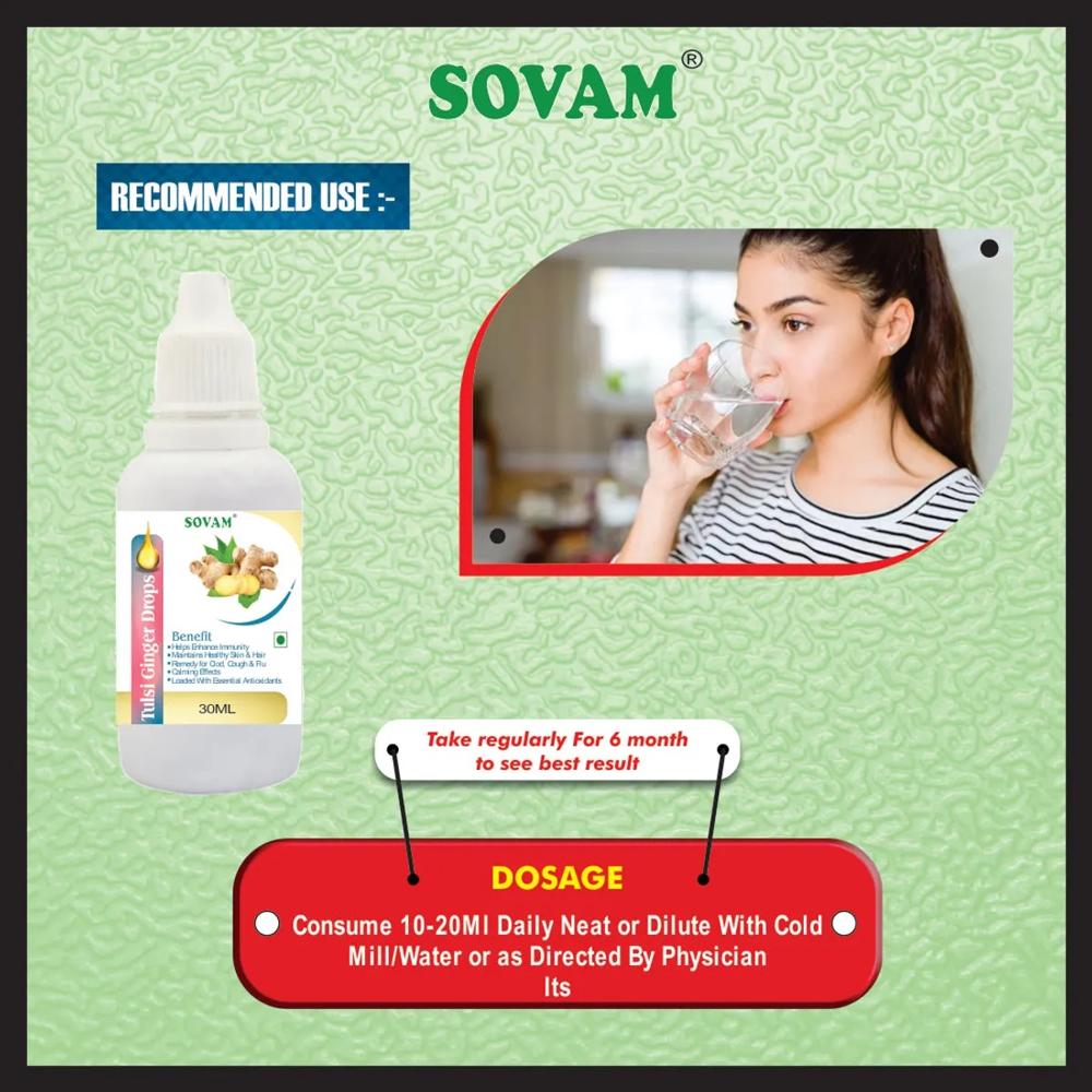 Sovam Tulsi Ginger Drop 30 ml